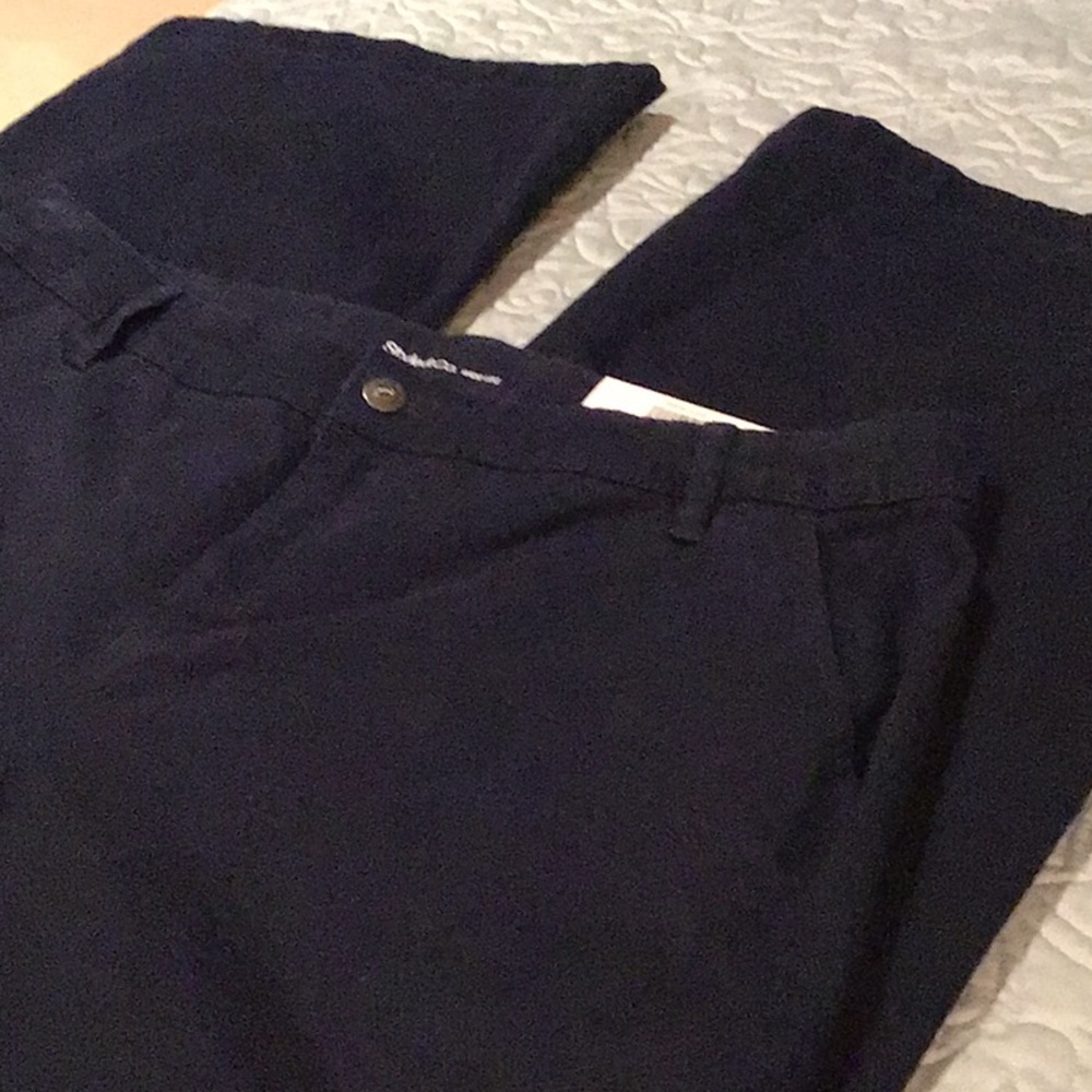 Classic Navy Blue Pants Wide Leg